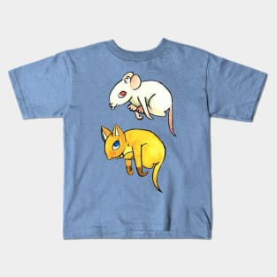 cat and mouse Kids T-Shirt